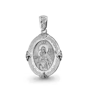 Серебряная подвеска  родированное серебро 925 пробы