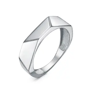 Серебряное кольцо  родированное серебро 925 пробы