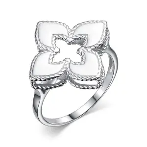 Серебряное кольцо  родированное серебро 925 пробы