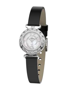Часы из серебрянного корпуса 925 пробы с фианитом