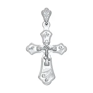 Серебряная подвеска  родированное серебро 925 пробы