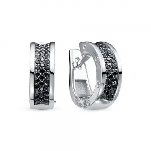 Золотые Женские серьги из белого золота 585 пробы с бриллиантом