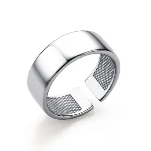 Серебряное кольцо  родированное серебро 925 пробы