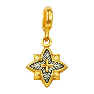 Серебряная подвеска позолоченное 925 пробы