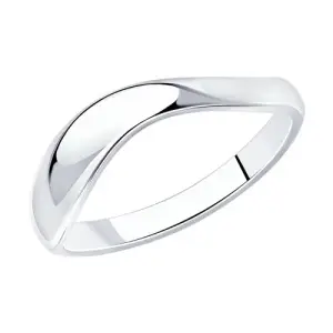 Серебряное кольцо  родированное серебро 925 пробы