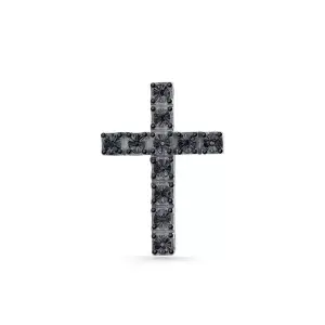 Серебряная подвеска  родированное серебро 925 пробы с бриллиантом