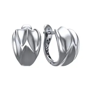 Серебряные Женские серьги  родированное серебро 925 пробы