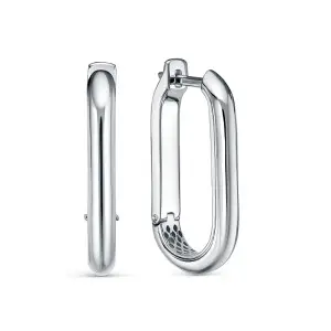 Серебряные Женские серьги  родированное серебро 925 пробы