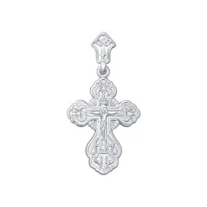 Серебряная подвеска  родированное серебро 925 пробы